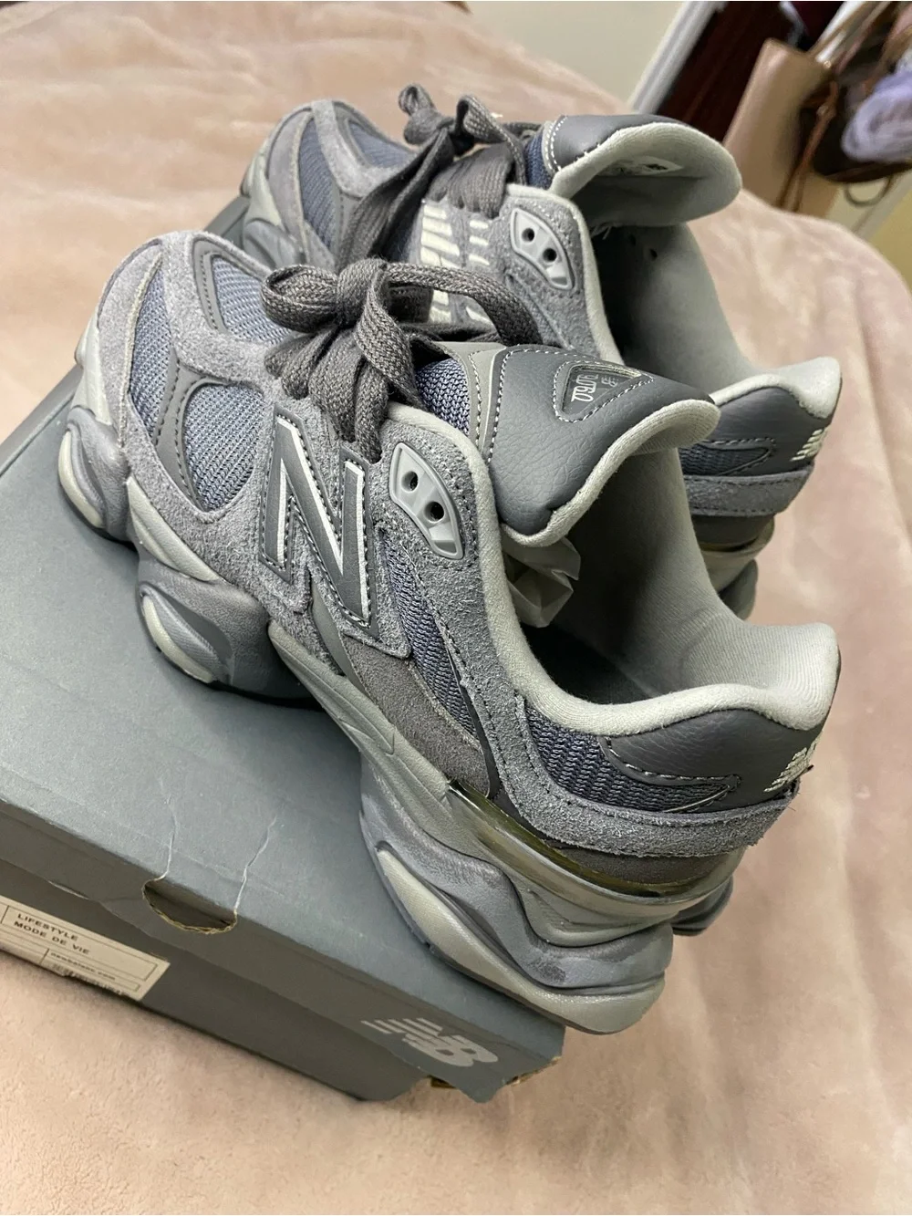 New Balance 9060 New Model aged Versión mens Sneakers Shoes Size 4